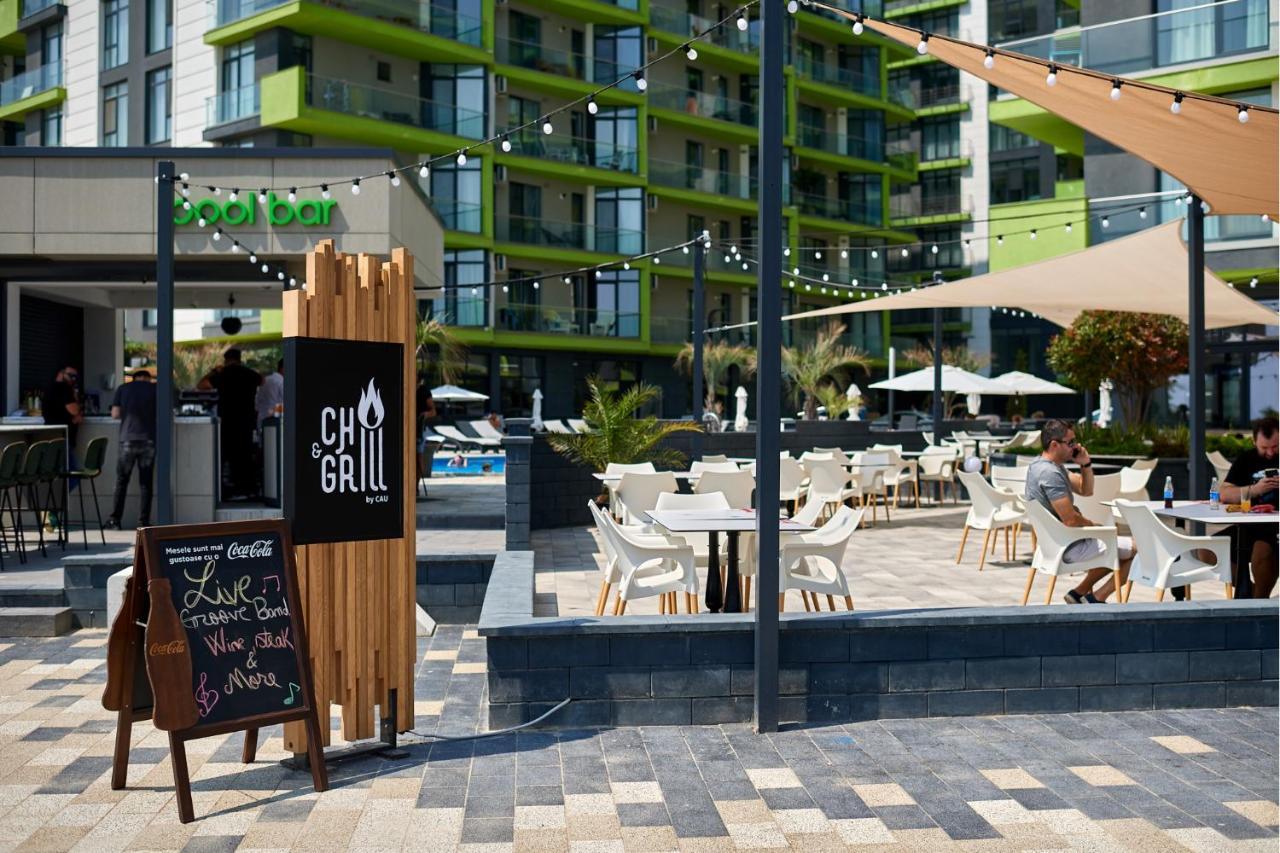 Cristalex Studio Aparthotel Pool & Spa Mamaia Nord Navodari Luaran gambar