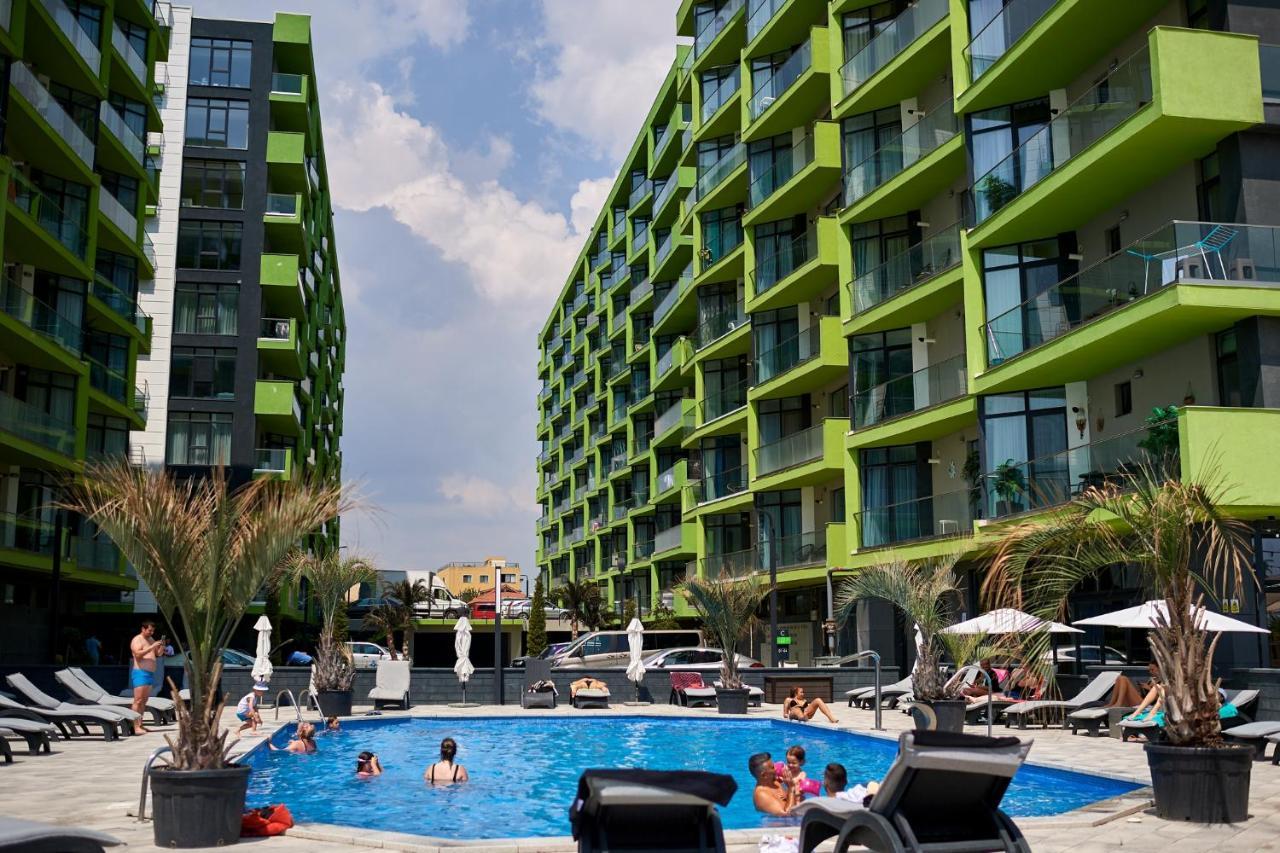 Cristalex Studio Aparthotel Pool & Spa Mamaia Nord Navodari Luaran gambar